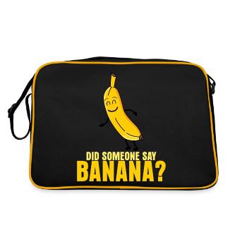 Banane Banane - Sac Retro - noir/or - Dos