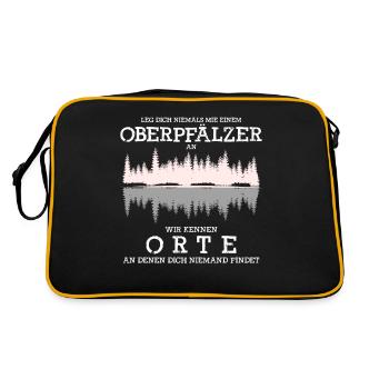 Upper Palatinate Palatinate Witz Palatinate Upper Palatinate - Retro Bag - black/gold - Back