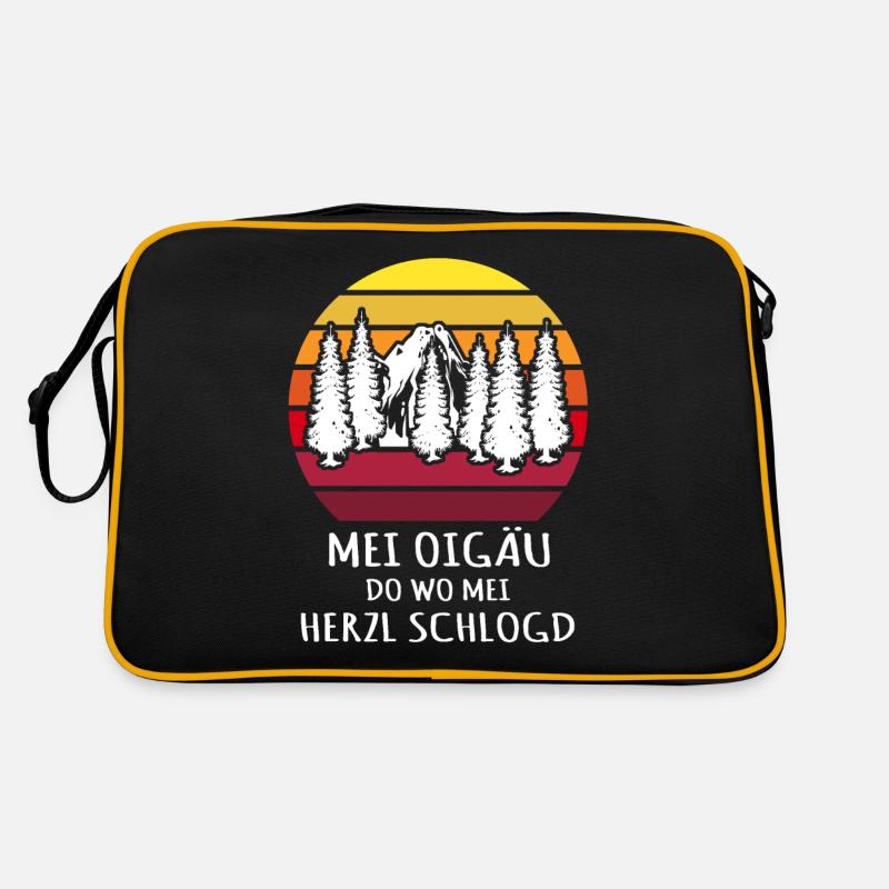 Allgäu Dialekt Allgäuisch Allgäuer Retro Tasche