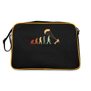Evolution of Kite - Retro Bag - black/gold - Back