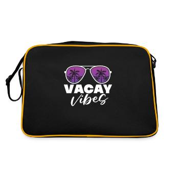 Plage - Sac Retro - noir/or - Dos