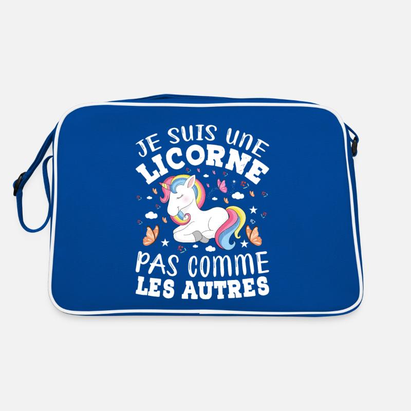 Je Suis Une Licorne Pas Comme Les Autres Sac Retro