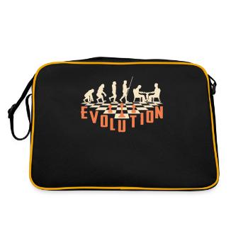 The Evolution of Chess - Retro Bag - black/gold - Back