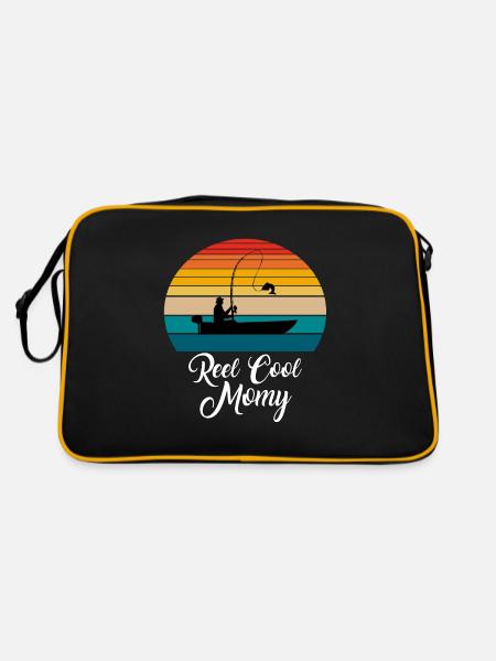 Cadeaux de pêche Reel Cool Momy - Sac Retro - noir/or - Dos
