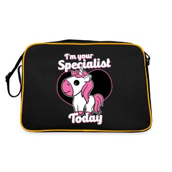 Child Life Specialist - I'm Your Specialist Today - Retro Bag - black/gold - Back