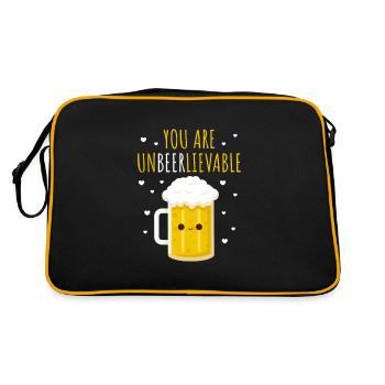 Bière - Sac Retro - noir/or - Dos