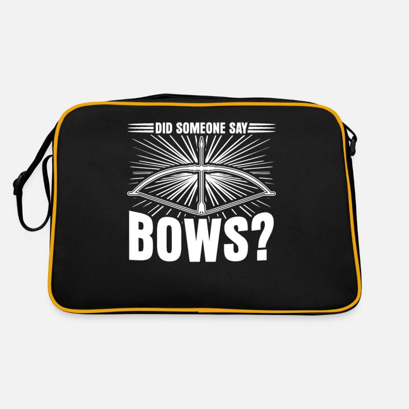 3D Bogensport Langbogen Bow Bogenschütze Retro Tasche