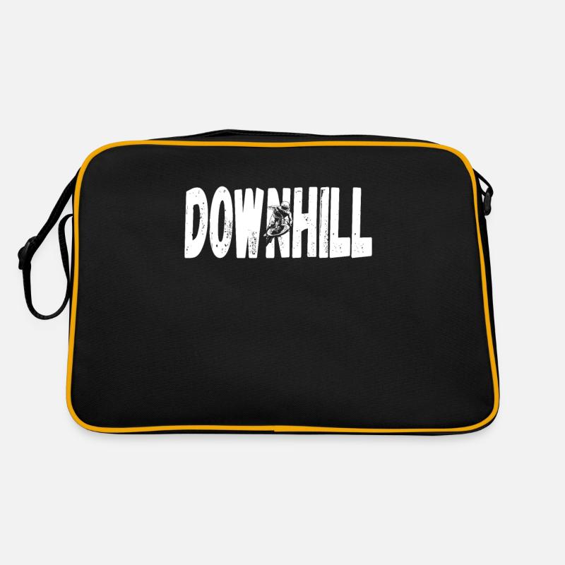 Downhill MTB Nature Mountains Retro Wave Vintage Retro Bag
