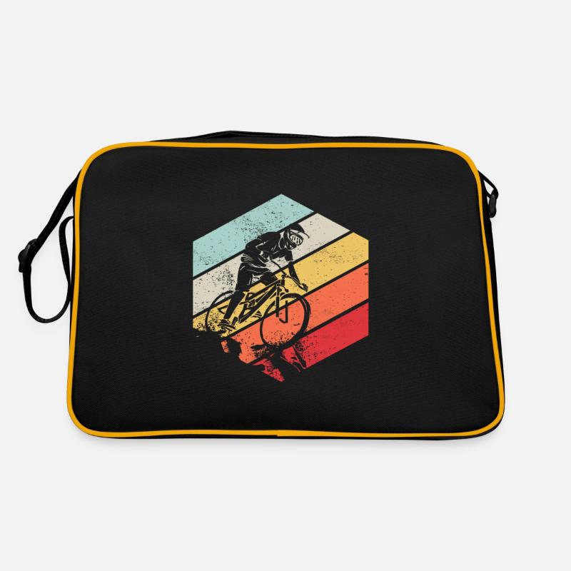 Downhill MTB Nature Mountains Retro Wave Vintage Retro Bag