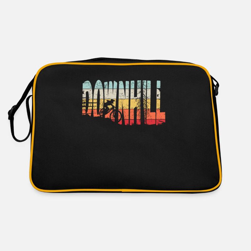 Descente VTT Nature Montagnes Retro Wave Vintage Sac Retro