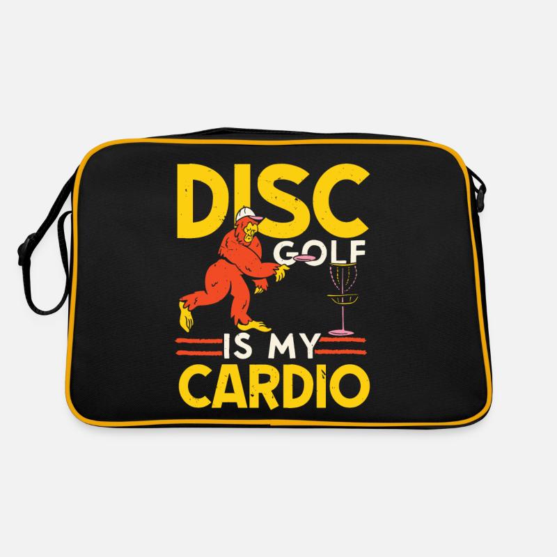 Scheibengolf ist mein Kardiotraining Freizeit-Werf Retro Tasche