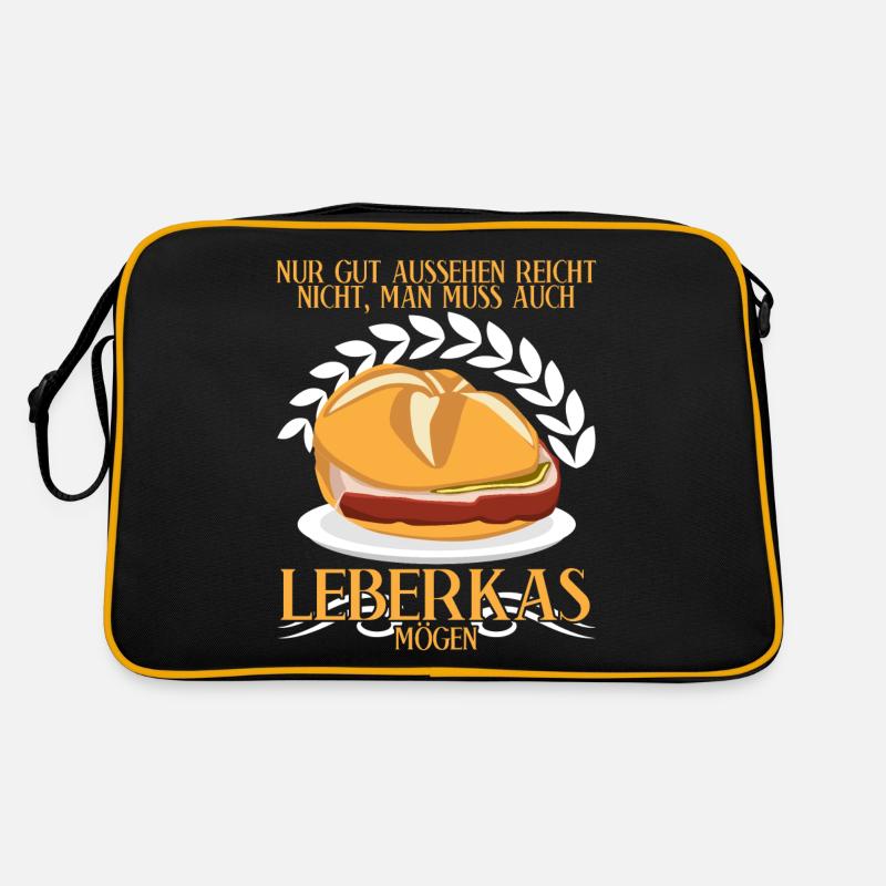 Leberkäse Spruch Fleischkas Leberkas Retro Tasche
