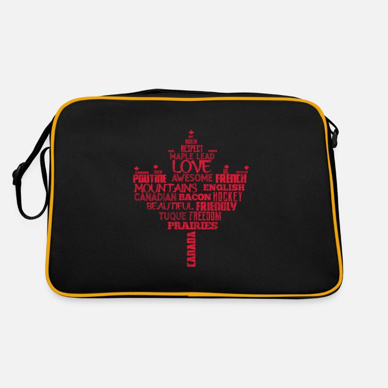 Canada Maple Leaf Flag Canada Vancouver Cadeau Sac Retro
