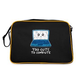 Computer Nerd PC Programmer Computer Science Gift - Retro Bag - black/gold - Back