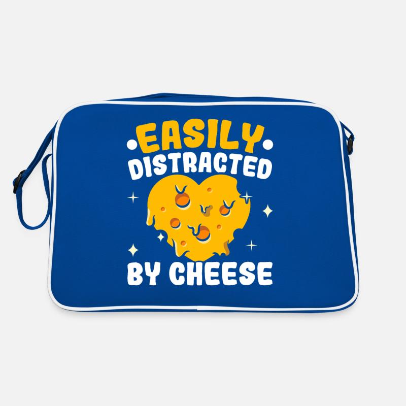 Facilement distrait par les amateurs de fromage fromage Sac Retro