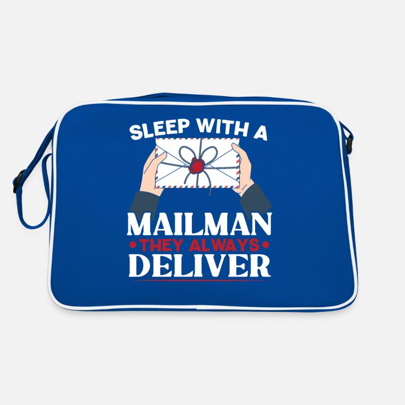 Schlaf mit einem Postboten Sie liefern immer Retro Tasche