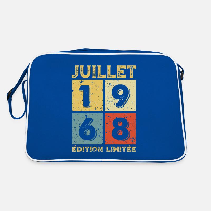 Juillet 1968 Original Idée Cadeau Anniversaire Sac Retro