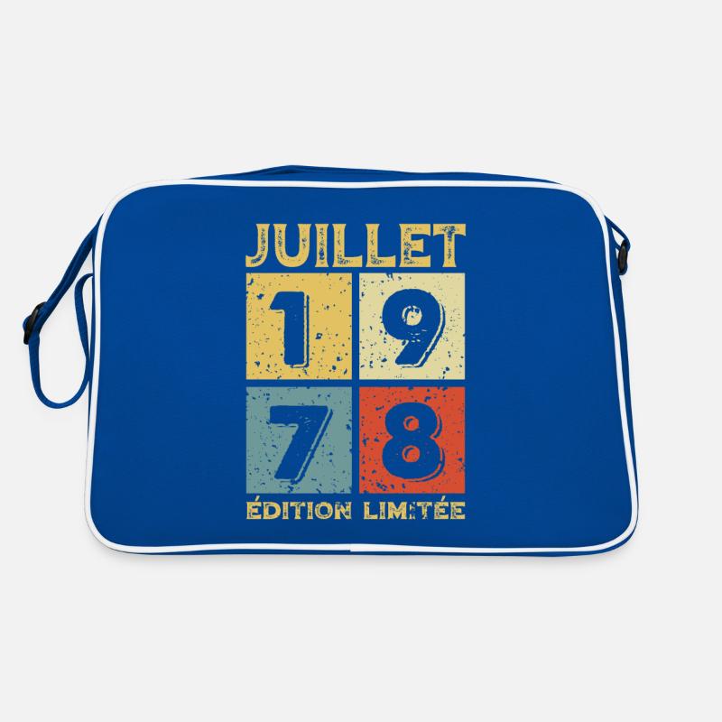 Juillet 1978 Original Idée Cadeau Anniversaire Sac Retro