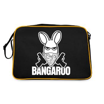 Kangourou Bangaroo Kangourous - Sac Retro - noir/or - Dos