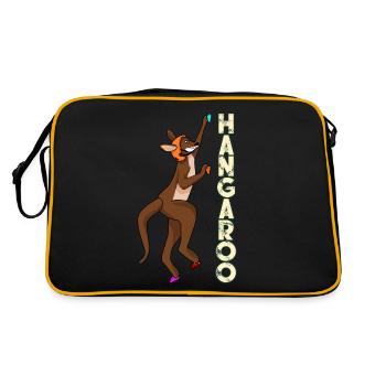 Kangourou Escalade Alpinisme Blouldern - Sac Retro - noir/or - Dos