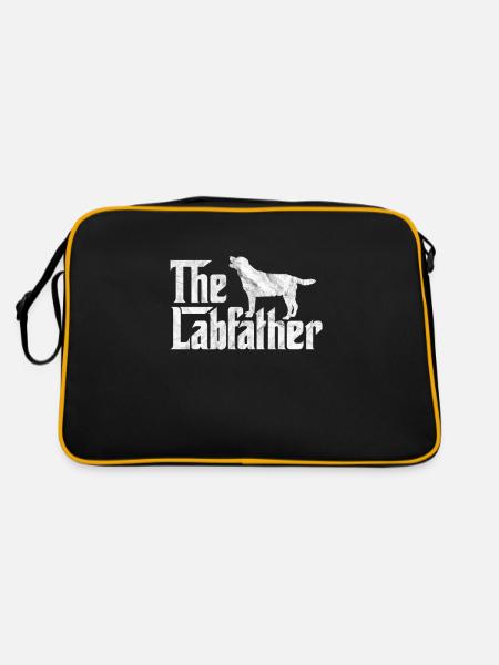 Père Labrador - Sac Retro - noir/or - Dos