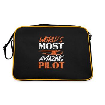 Pilote - Sac Retro - noir/or - Dos