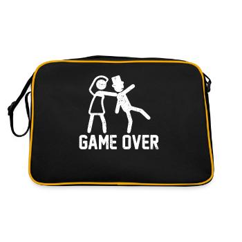 Endgame Wedding Love Heart Love Cool Gift - Retro Bag - black/gold - Back