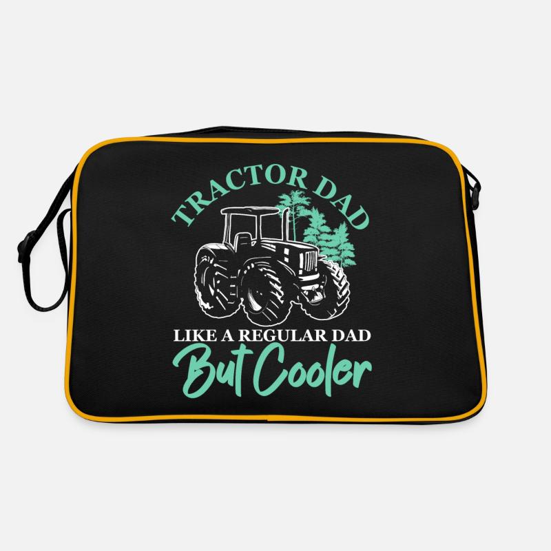 Traktor-Vater Wie ein normaler Vater, aber cooler Retro Tasche