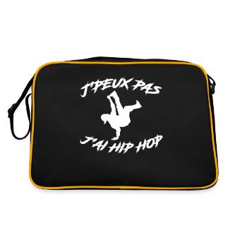Musique Breaker Music Hip Hop Rap Cadeau Cadeau Dj - Sac Retro - noir/or - Dos