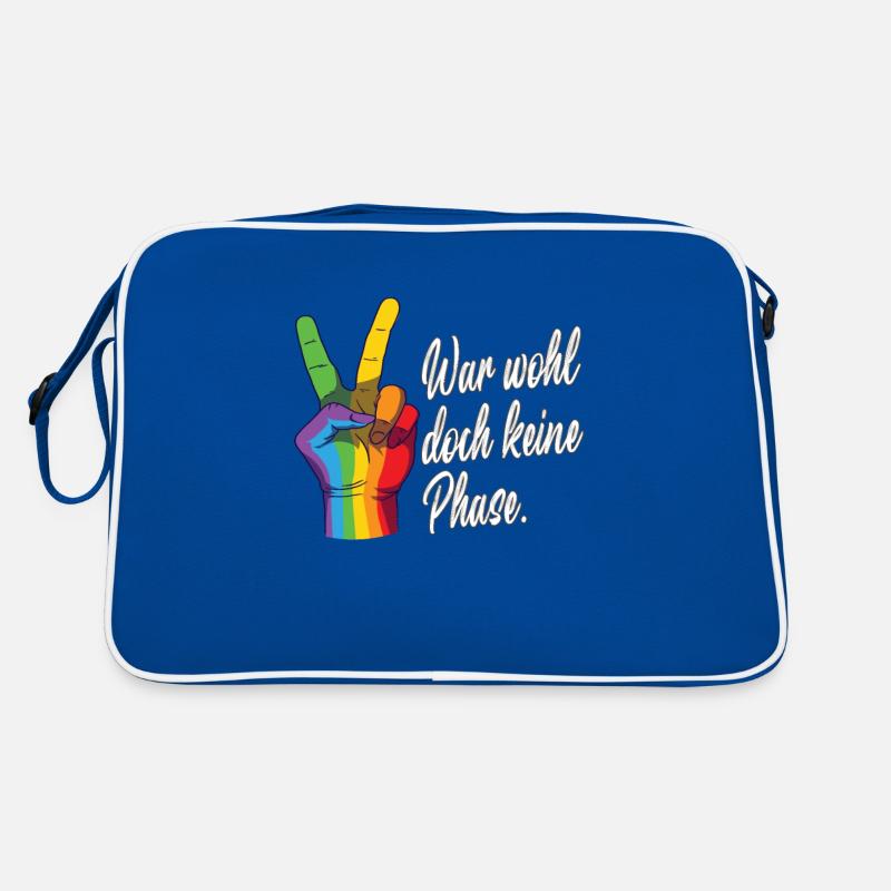 LGBTQ Pride Regenbogen War Wohl Doch Keine Phase Retro Tasche