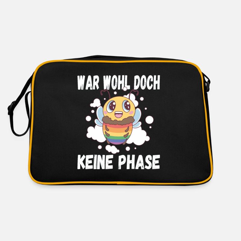 LGBTQ Pride Regenbogen War Wohl Doch Keine Phase Retro Tasche
