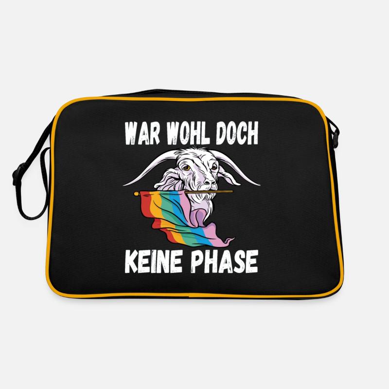 LGBTQ Pride Regenbogen War Wohl Doch Keine Phase Retro Tasche