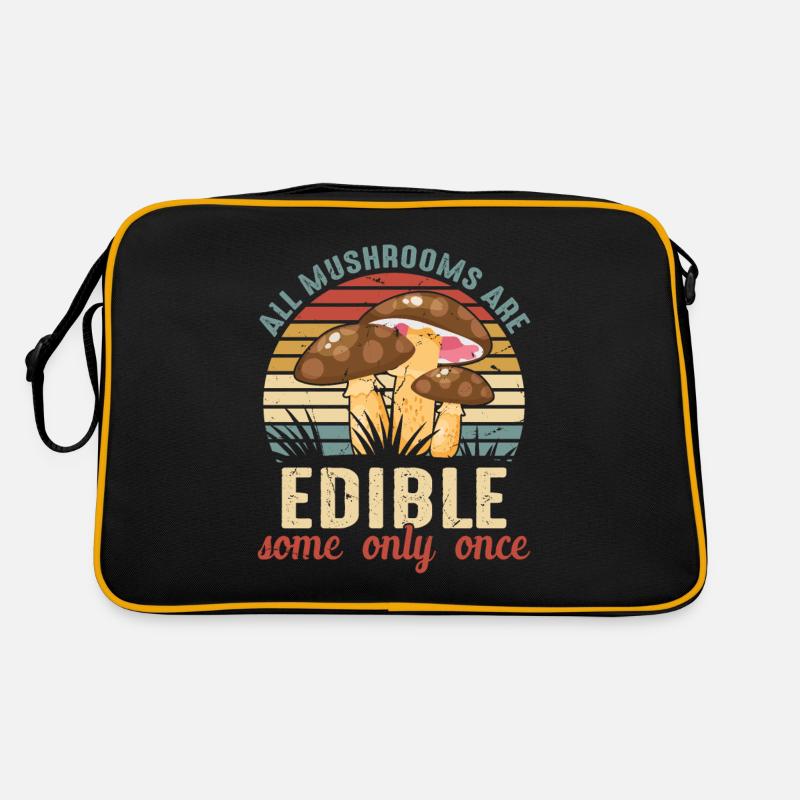 Champignon Cadeau Forêt Idée Cadeau Nature Automne Sac Retro