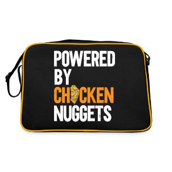 Propulsé par Chicken Nuggets Nug Life Nuggies - Sac Retro - noir/or - Dos