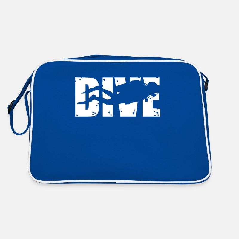Plongée Sport Mer Idée Cadeau Anniversaire Poisson Sac Retro