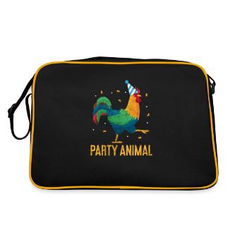 Poulet - Sac Retro - noir/or - Dos