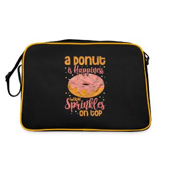 Beignet - Sac Retro - noir/or - Dos