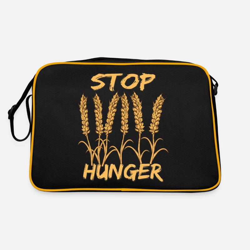 STOP HUNGER Retro Tasche