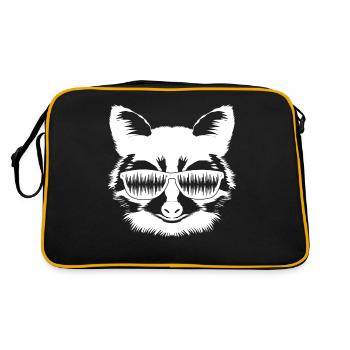Synthesizer Raccoon Modular Synthesizers - Retro Bag - black/gold - Back