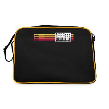 Synthesizer Retro Modular Synthesizers - Retro Bag - black/gold - Back