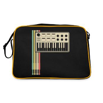 Synthesizer Analog Modular Synthesizers - Retro Bag - black/gold - Back