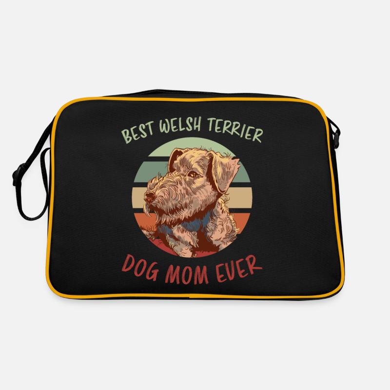 Welsh Terrier Maman Disant Welsh Terrier Cadeau Sac Retro