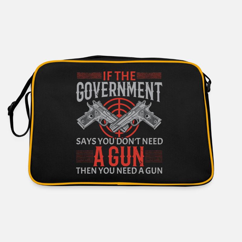 You need a weapon Second Amendment Gun Rights Retro Bag