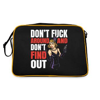 Second Amendment Gun Rights 2nd Amendment America - Retro Bag - black/gold - Back