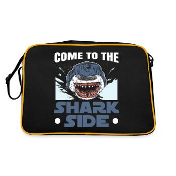 Venez à la page Shark Lovers Biologie marine - Sac Retro - noir/or - Dos