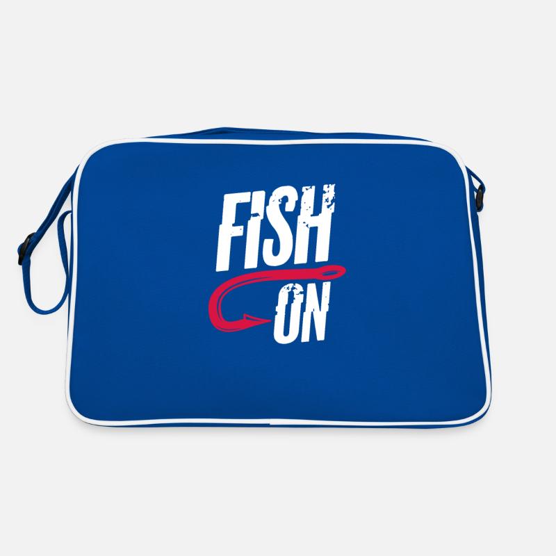 Pêcheur pêcheur Pêche Pêche Canne à pêche Cadeau Sac Retro