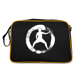 Qigong Qi Gong Karaté Chigong - Sac Retro - noir/or - Dos