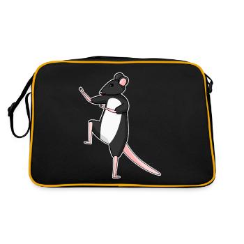 Qigong Qi Gong Souris Chigong - Sac Retro - noir/or - Dos