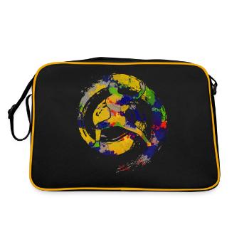 Qigong Qi Gong Karaté Chigong - Sac Retro - noir/or - Dos
