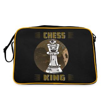 ROI DES ÉCHECS - Sac Retro - noir/or - Dos